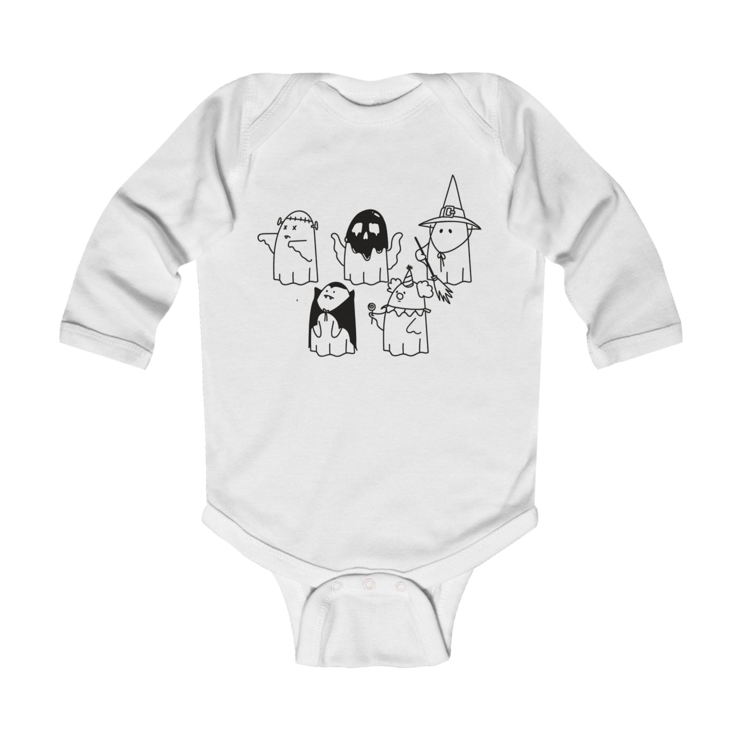 Trick or Treat Ghosts! - Infant Cotton Onsie