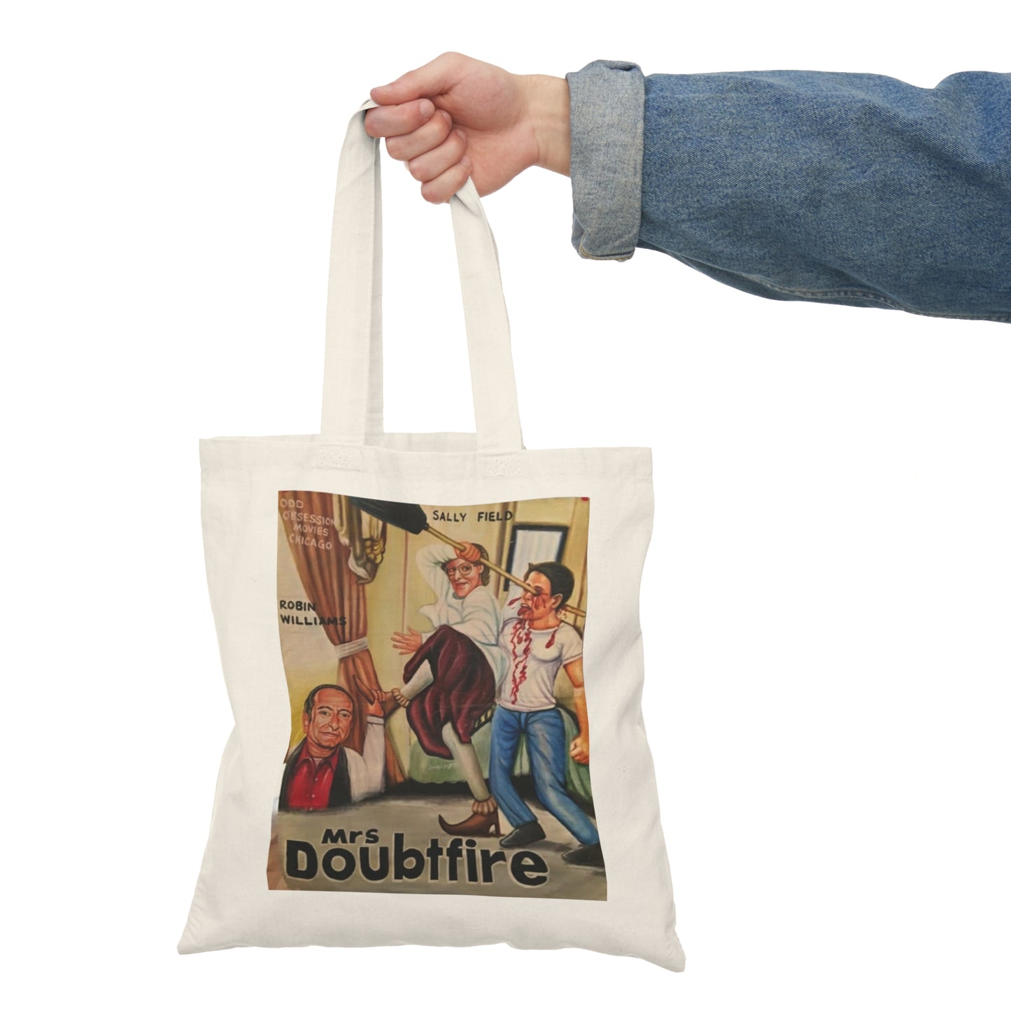 Movie Poster Tote Bag - Mrs. Doubtfire - Ghana Art