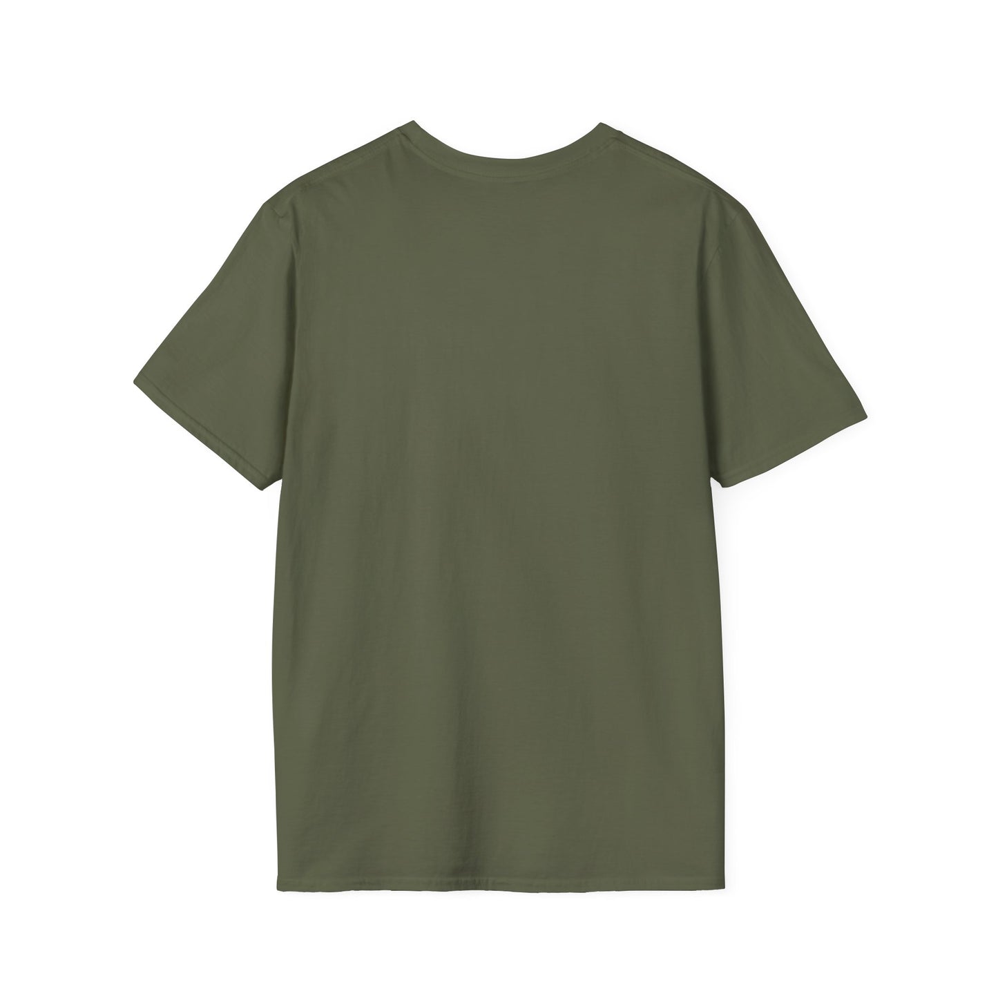 Ethereal Haunting - Ghost image Cotton T-Shirt - Green - Softstyle Unisex-Threads from the Crypt