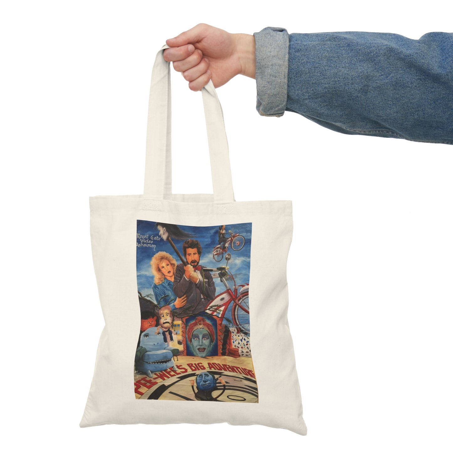 Movie Poster Tote Bag - Pee-Wee's Big Adventure Ghana Art