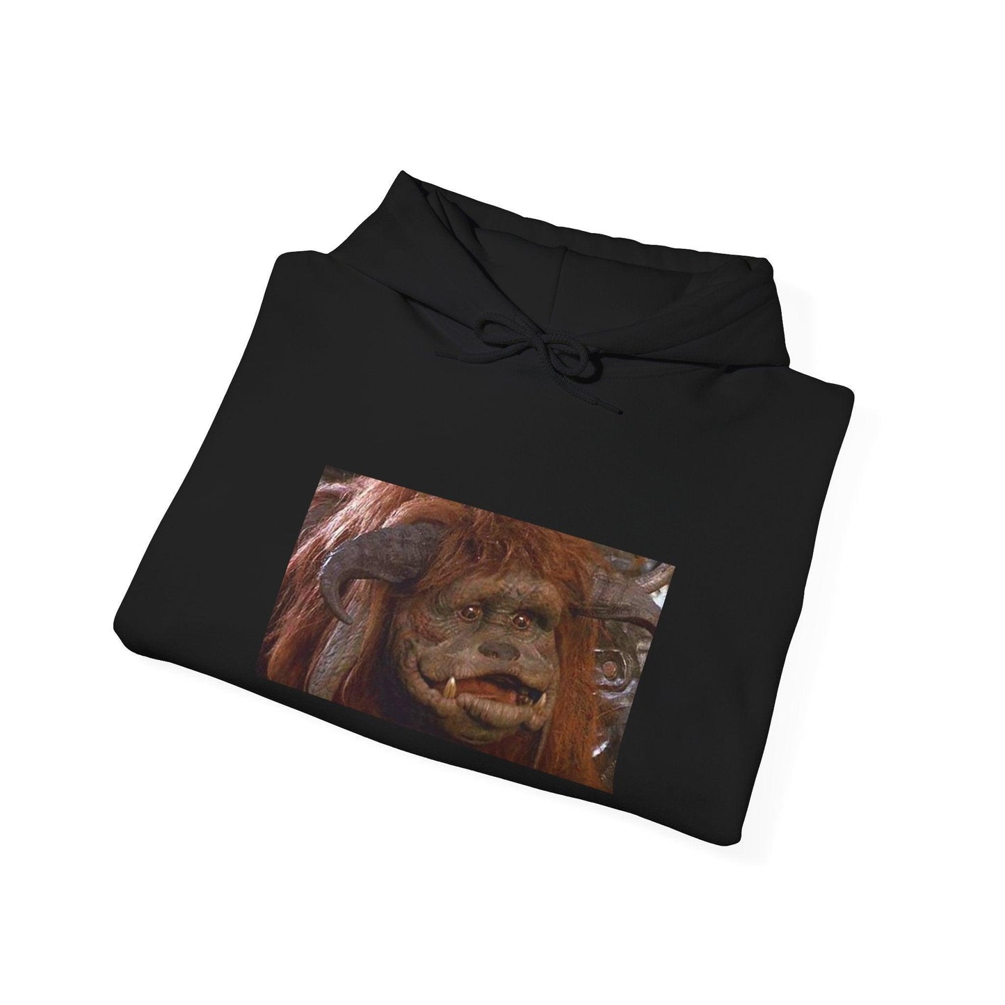 Ludo - Labrynth Graphic - Hooded Sweatshirt-Threads from the Crypt