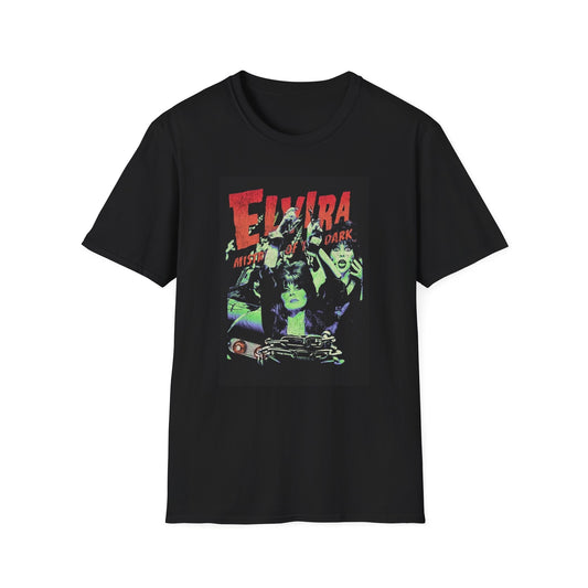 Elvira Mistress of the Dark - Unisex - Vintage Horror- Cotton T-Shirt-Threads from the Crypt