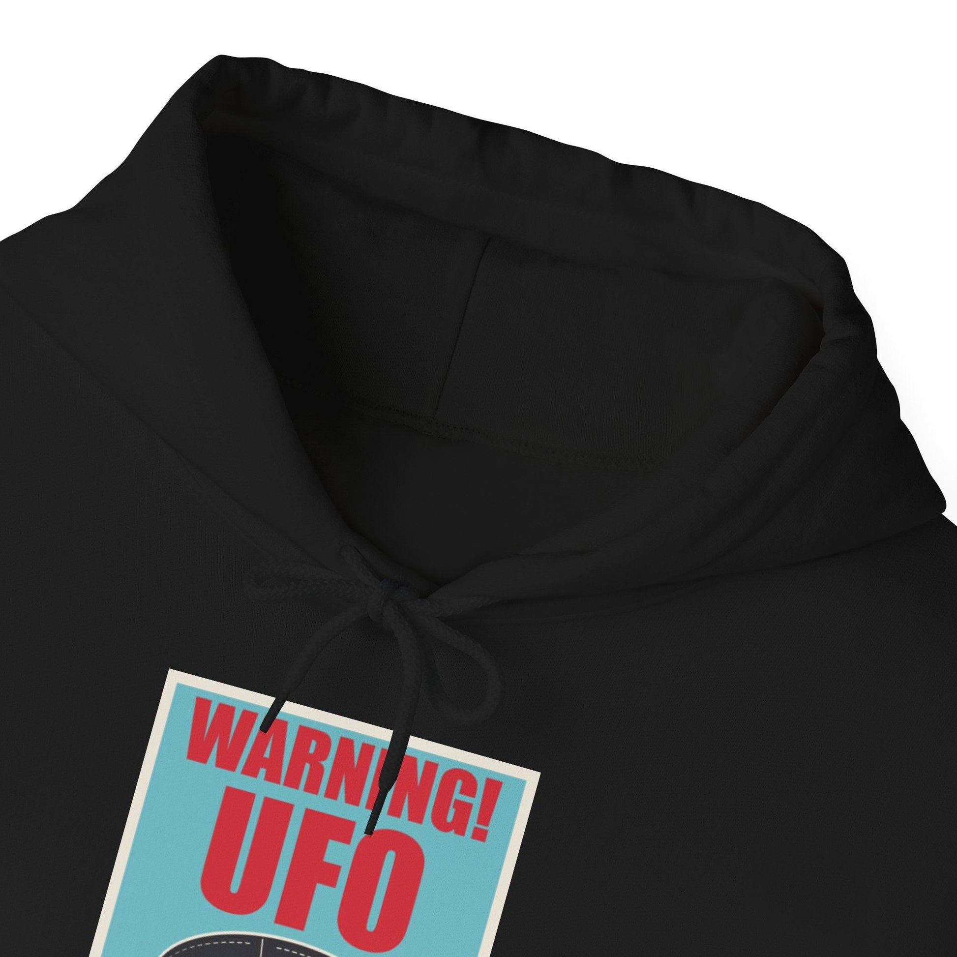 Warning UFO  - Unisex Hoodie-Threads from the Crypt
