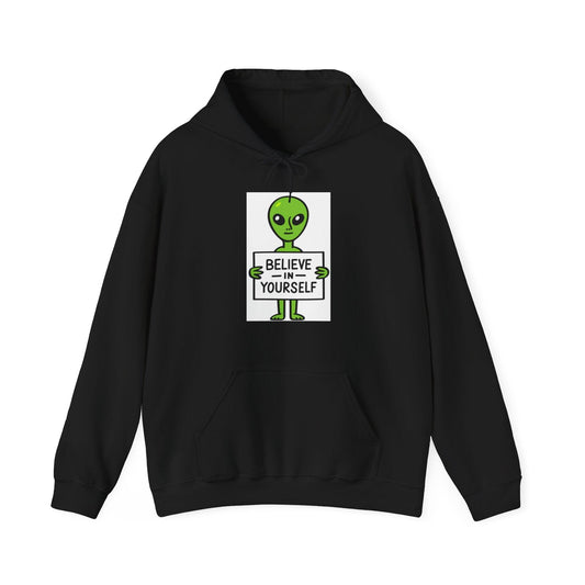 Believe in Yourself - Alien - Unisex Hoodie-Threads from the Crypt