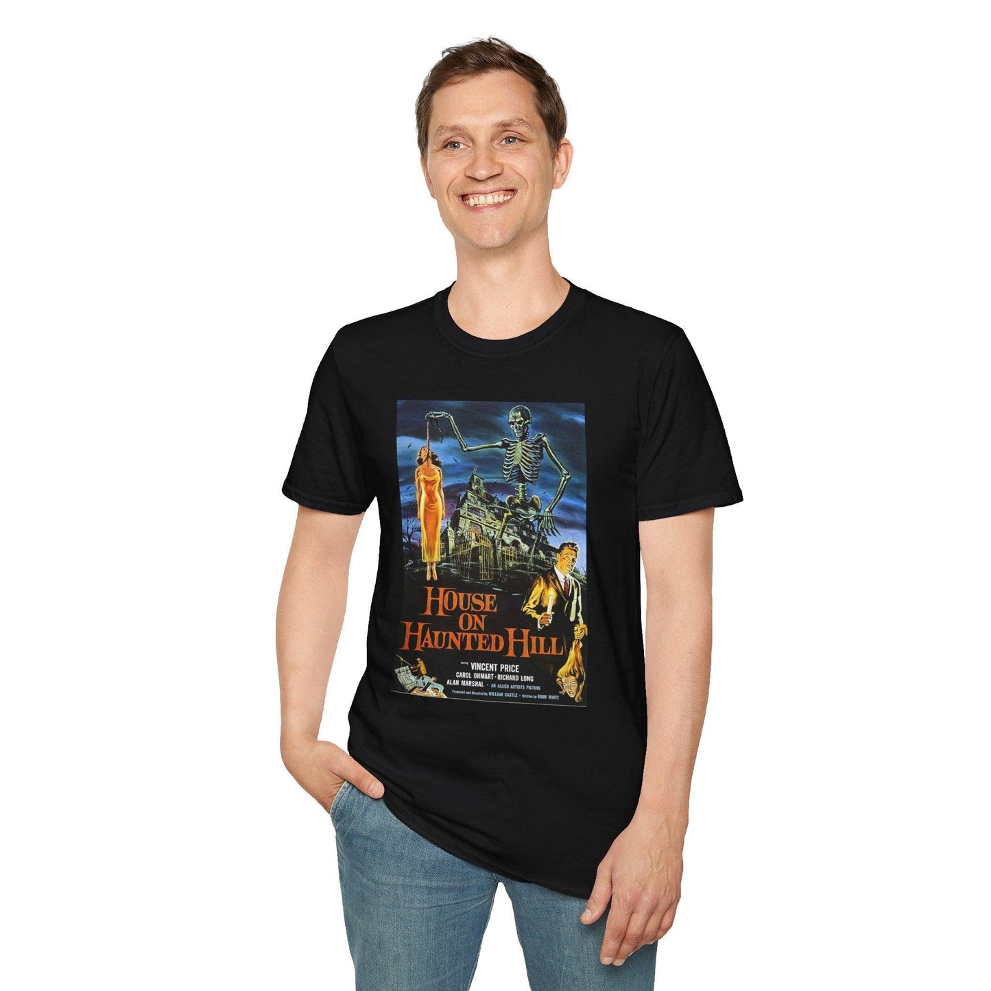 House on Haunted Hill - Vintage Horror T-Shirt-Threads from the Crypt