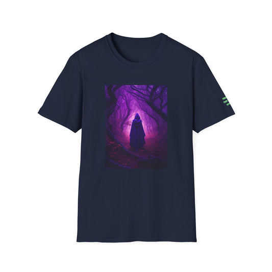 Mystic Cloak T-Shirt — Purple Enchanted Forest Tee