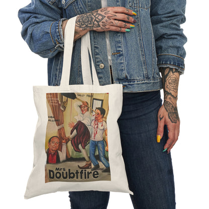 Movie Poster Tote Bag - Mrs. Doubtfire - Ghana Art