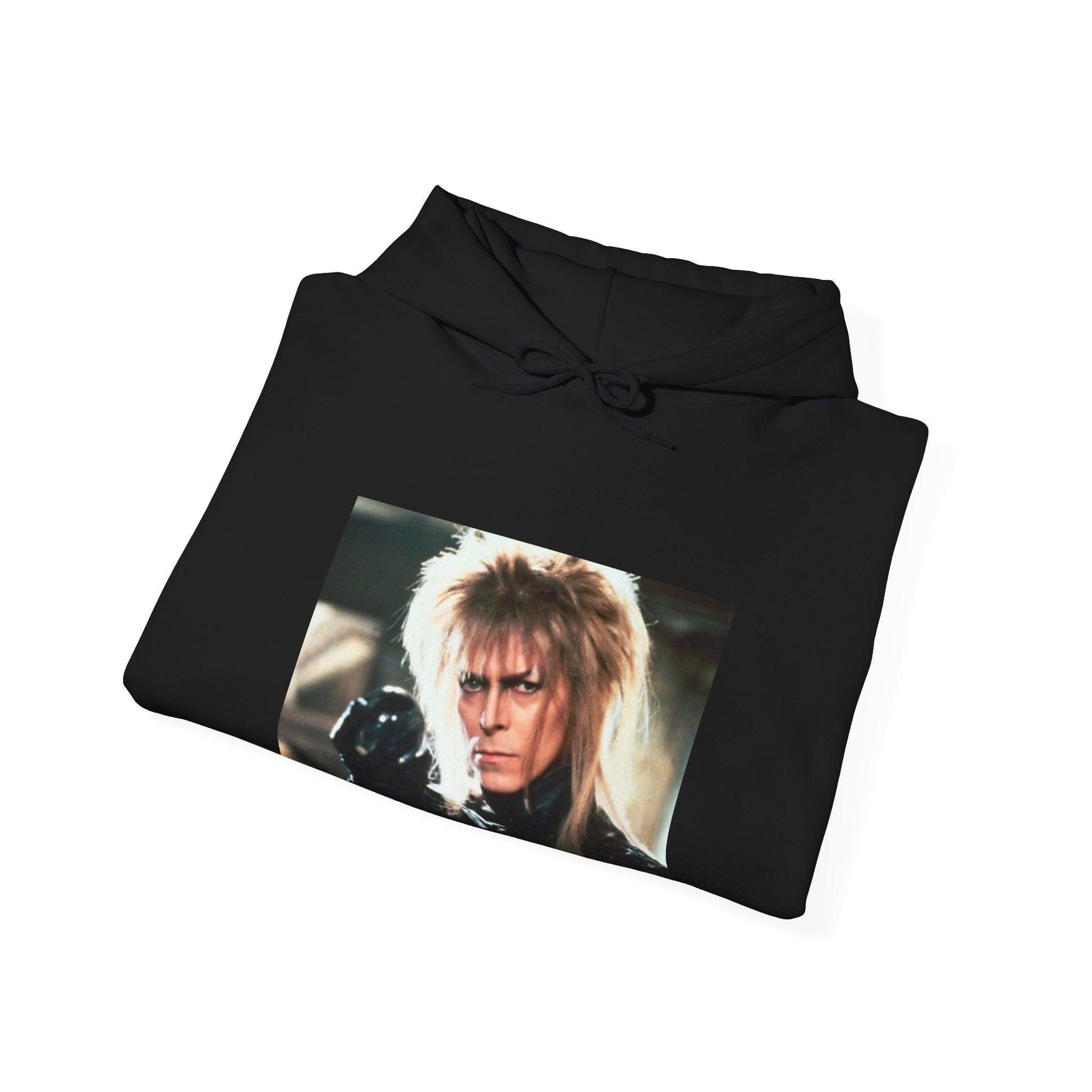 Jareth - Labrynth Graphic - Hooded Sweatshirt-Threads from the Crypt