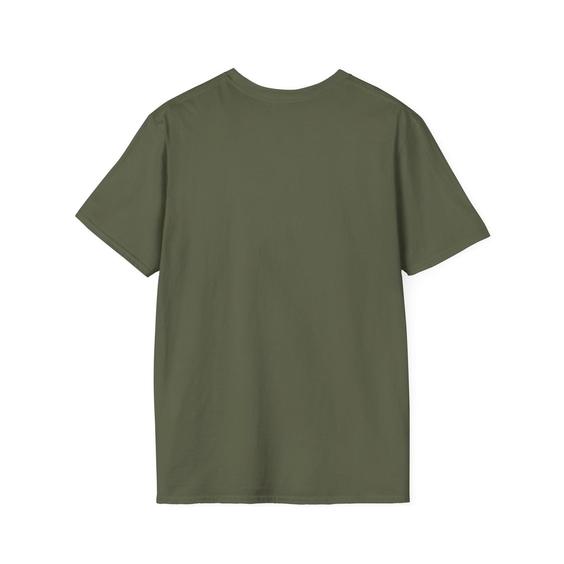 Ethereal Haunting - Ghost  image Cotton T-Shirt - Green - Softstyle Unisex-Threads from the Crypt