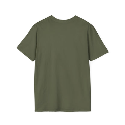 Ethereal Haunting - Ghost  image Cotton T-Shirt - Green - Softstyle Unisex-Threads from the Crypt