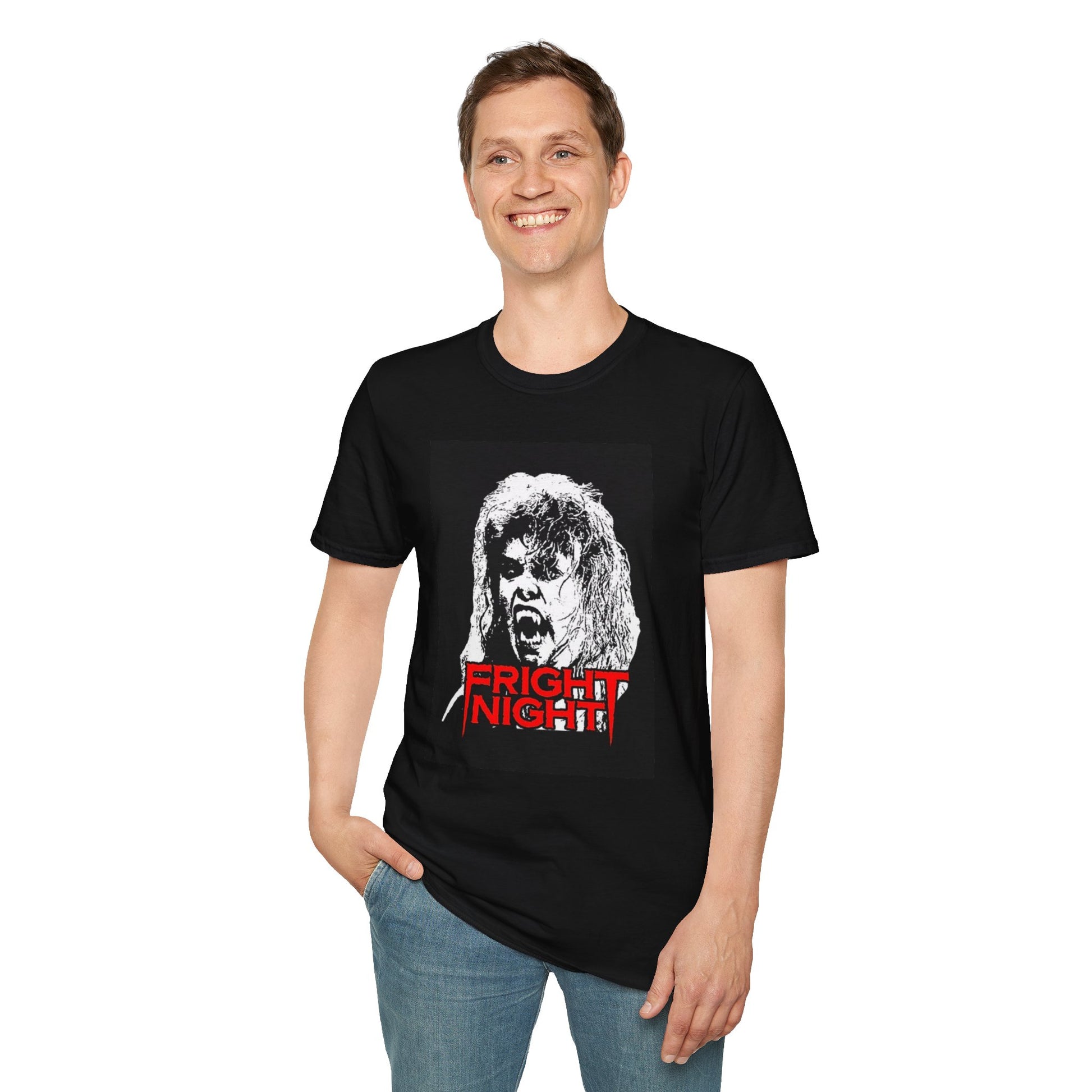 Fright Night - Unisex - Vintage Horror- Cotton T-Shirt-Threads from the Crypt