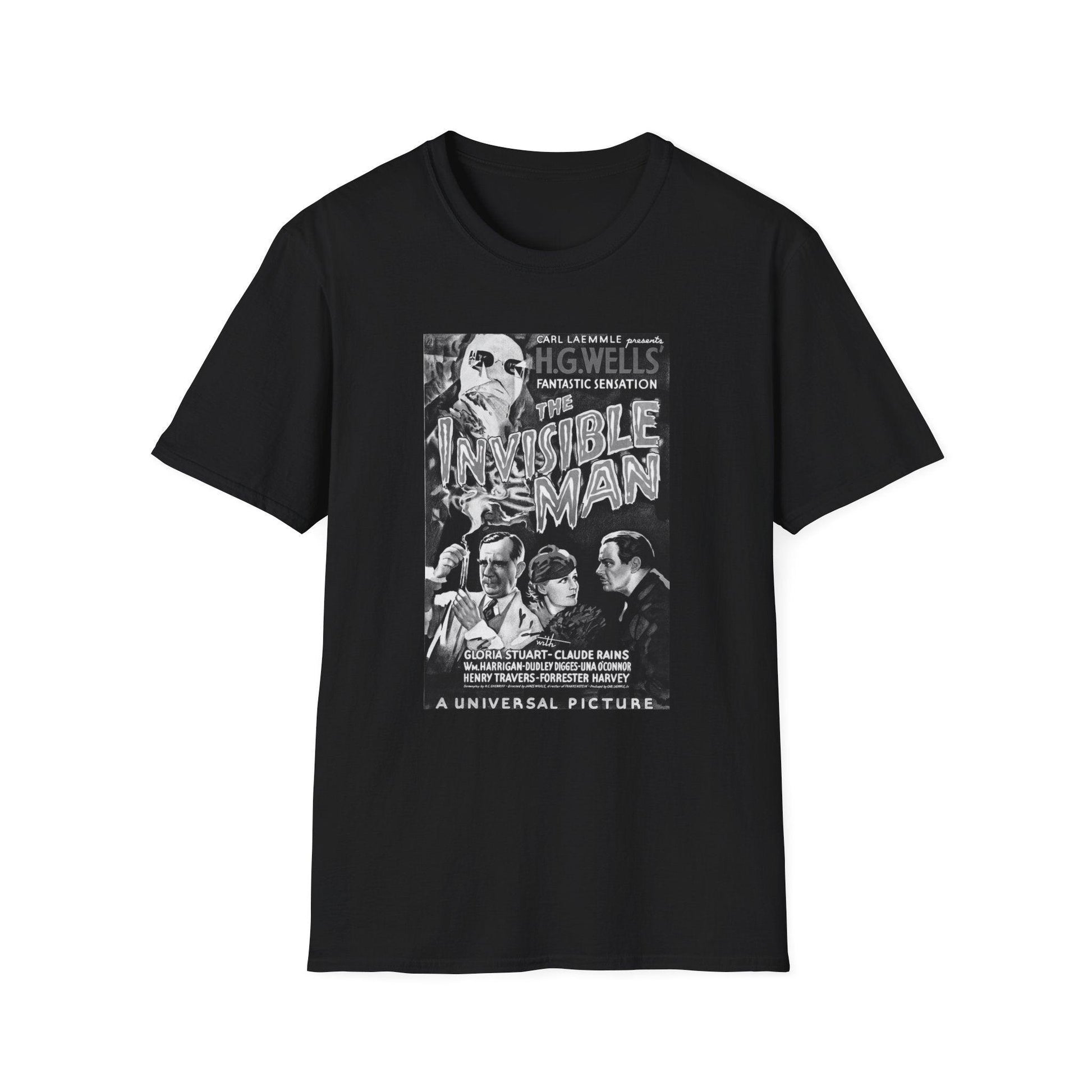 The Invisible Man - Vintage Horror T-Shirt-Threads from the Crypt
