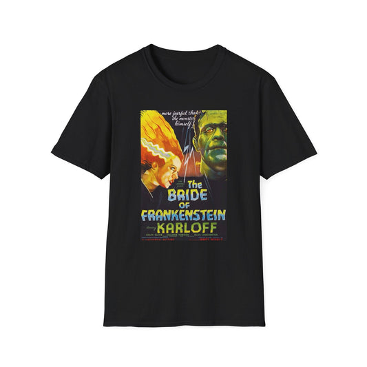 The Bride of Frankenstein- Vintage Horror T-Shirt-Threads from the Crypt