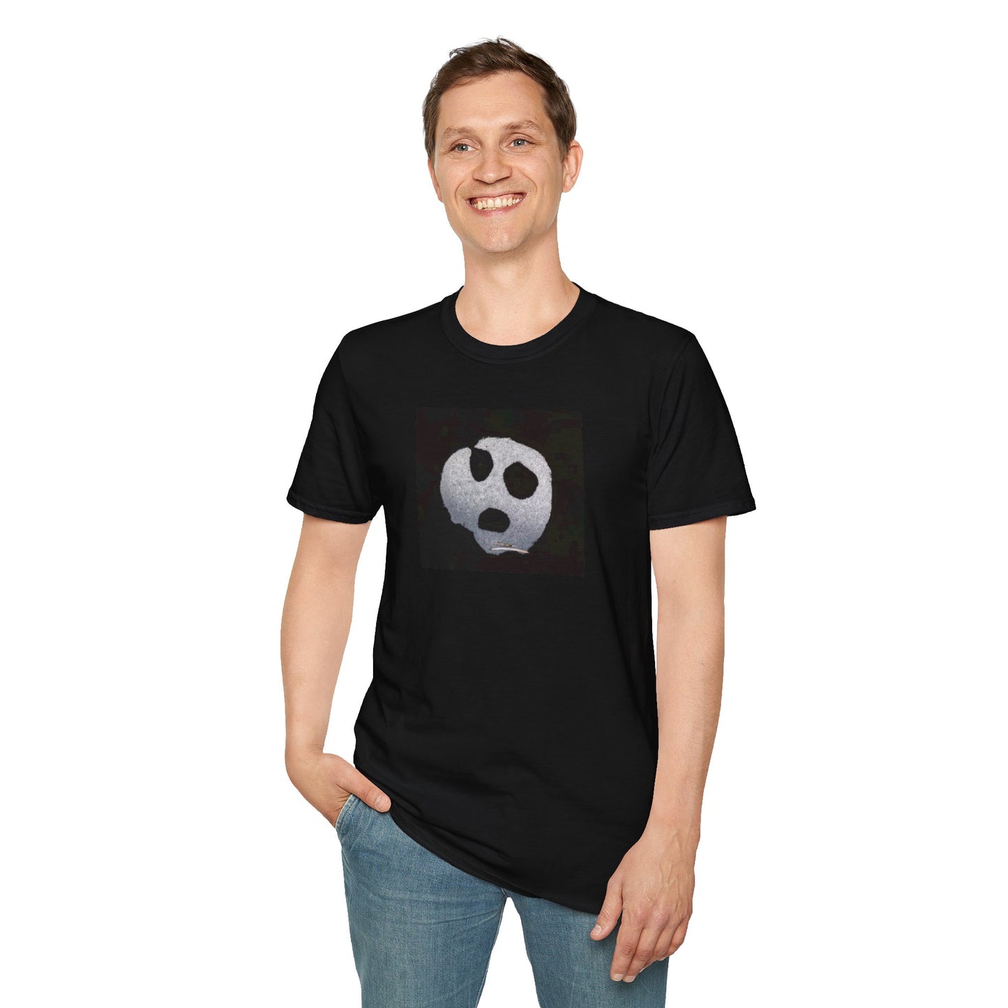 Ghost or Stain? - Unisex T-Shirt - Ghost Image Tee for Everyday Wear-Threads from the Crypt