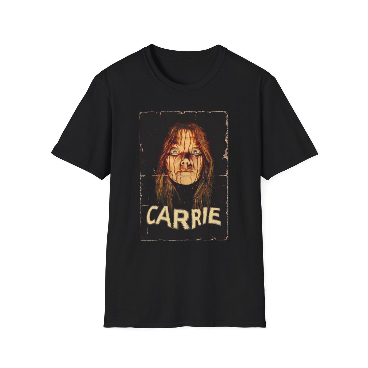 Carrie (design 2) - Unisex - Vintage Horror- Cotton T-Shirt-Threads from the Crypt