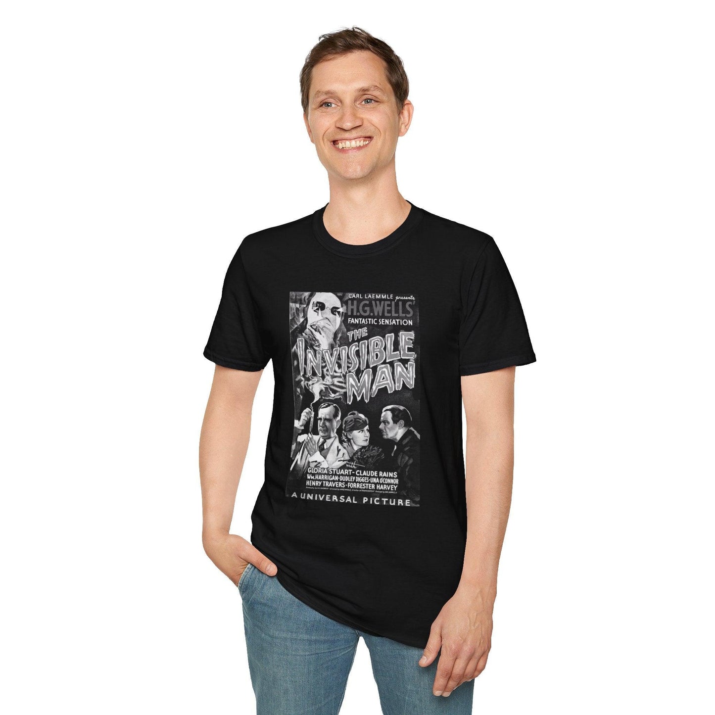 The Invisible Man - Vintage Horror T-Shirt-Threads from the Crypt