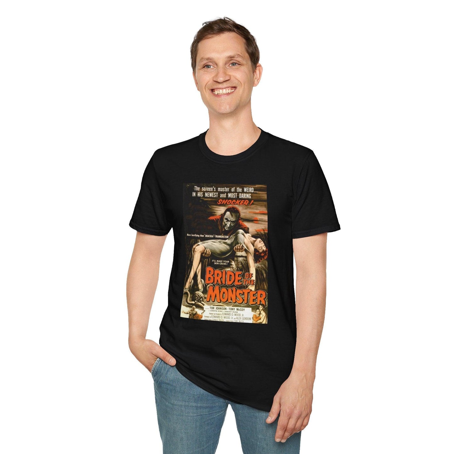 Bride of the Monster - Vintage Horror T-Shirt-Threads from the Crypt