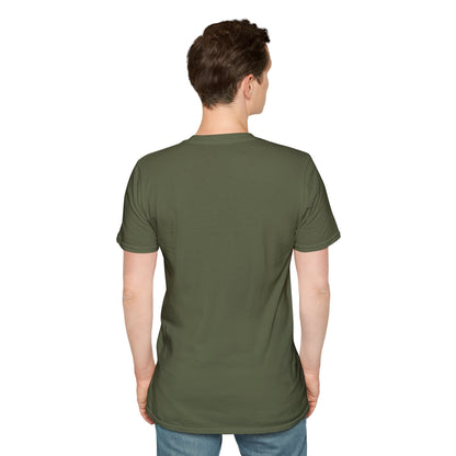 Ethereal Haunting - Ghost  image Cotton T-Shirt - Green - Softstyle Unisex-Threads from the Crypt