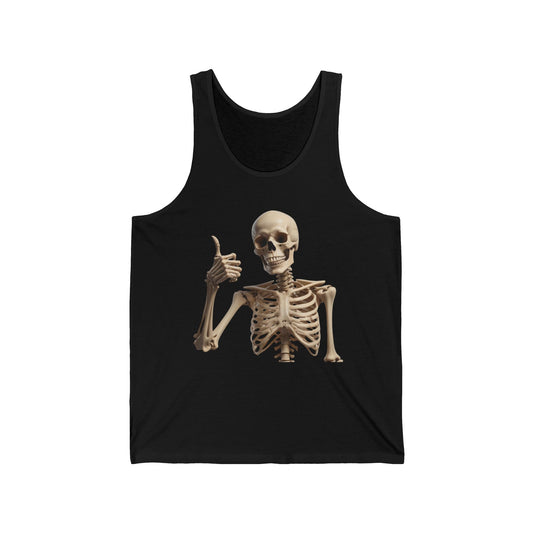 All Good Skeleton Tank Top-Threads from the Crypt