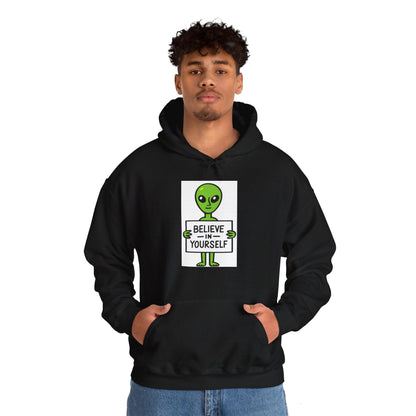 Believe in Yourself - Alien - Unisex Hoodie-Threads from the Crypt