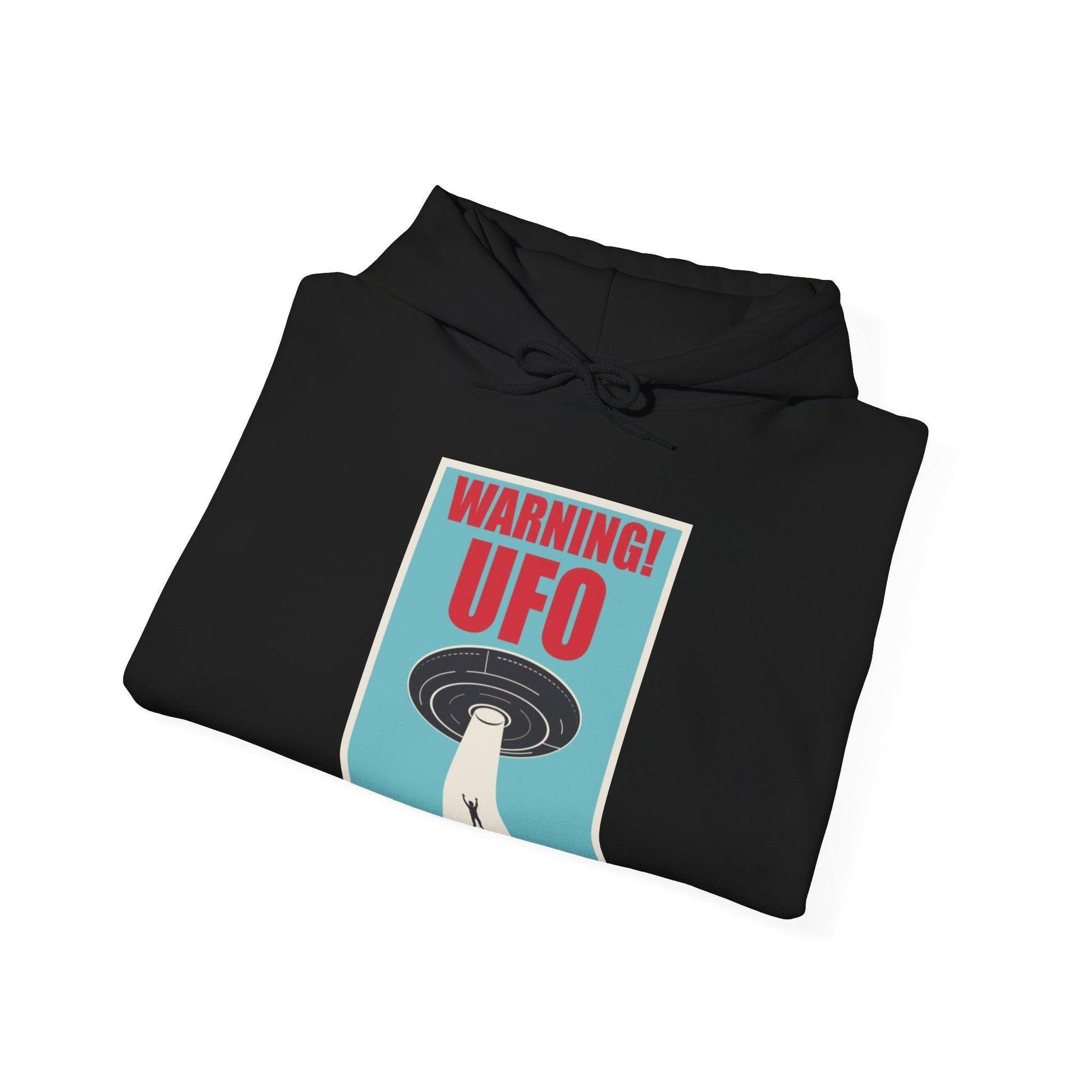 Warning UFO  - Unisex Hoodie-Threads from the Crypt