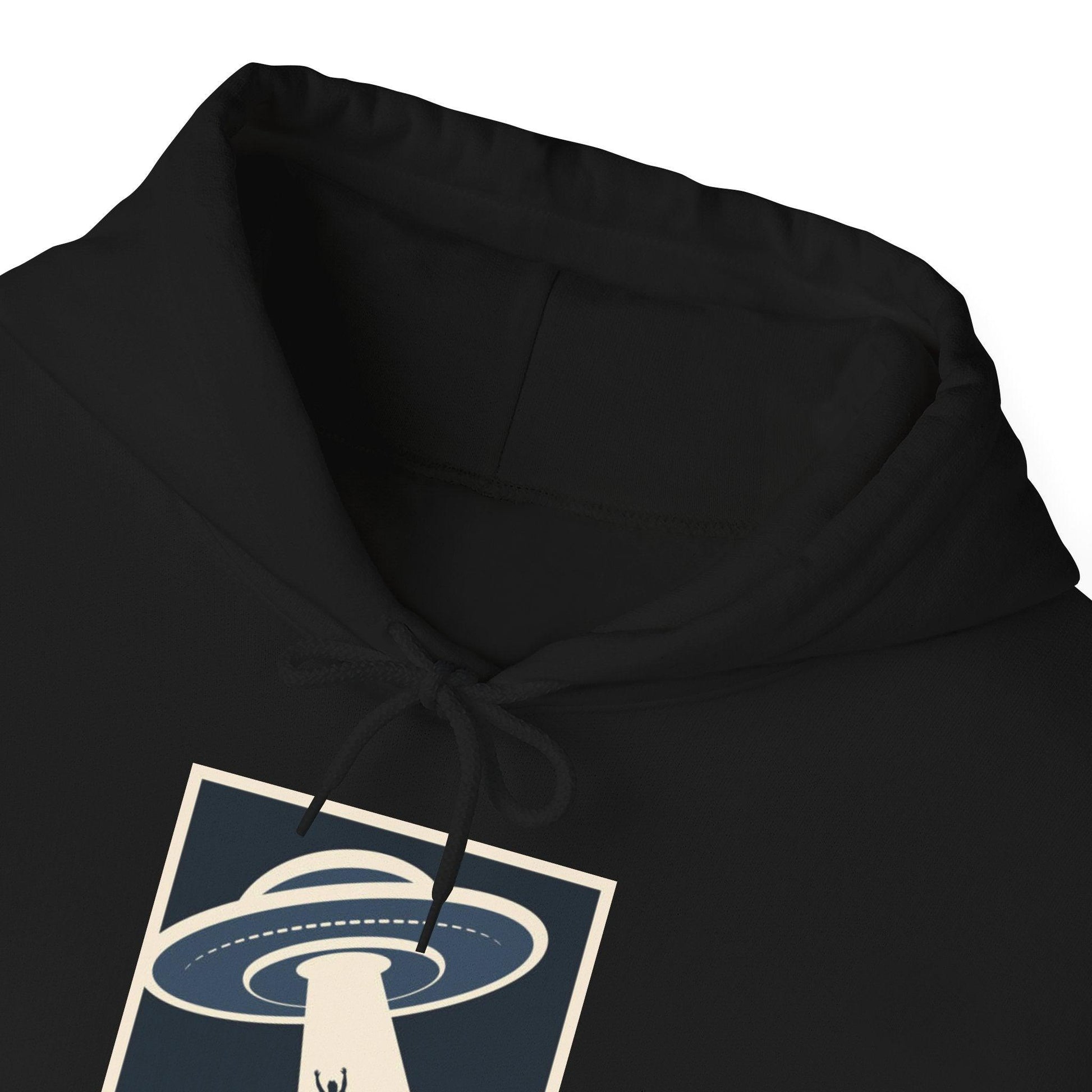 Warning UFO (Style 2)  - Unisex Hoodie-Threads from the Crypt