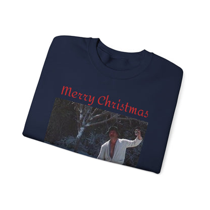Crewneck Sweatshirt — 'Merry Christmas' Christmas Vacation Movie Scene Pullover