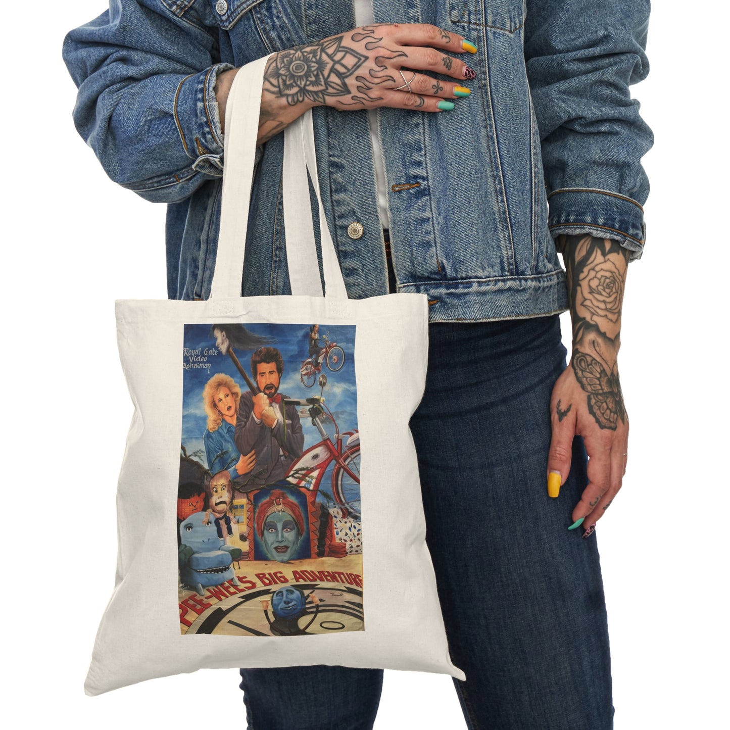 Movie Poster Tote Bag - Pee-Wee's Big Adventure Ghana Art