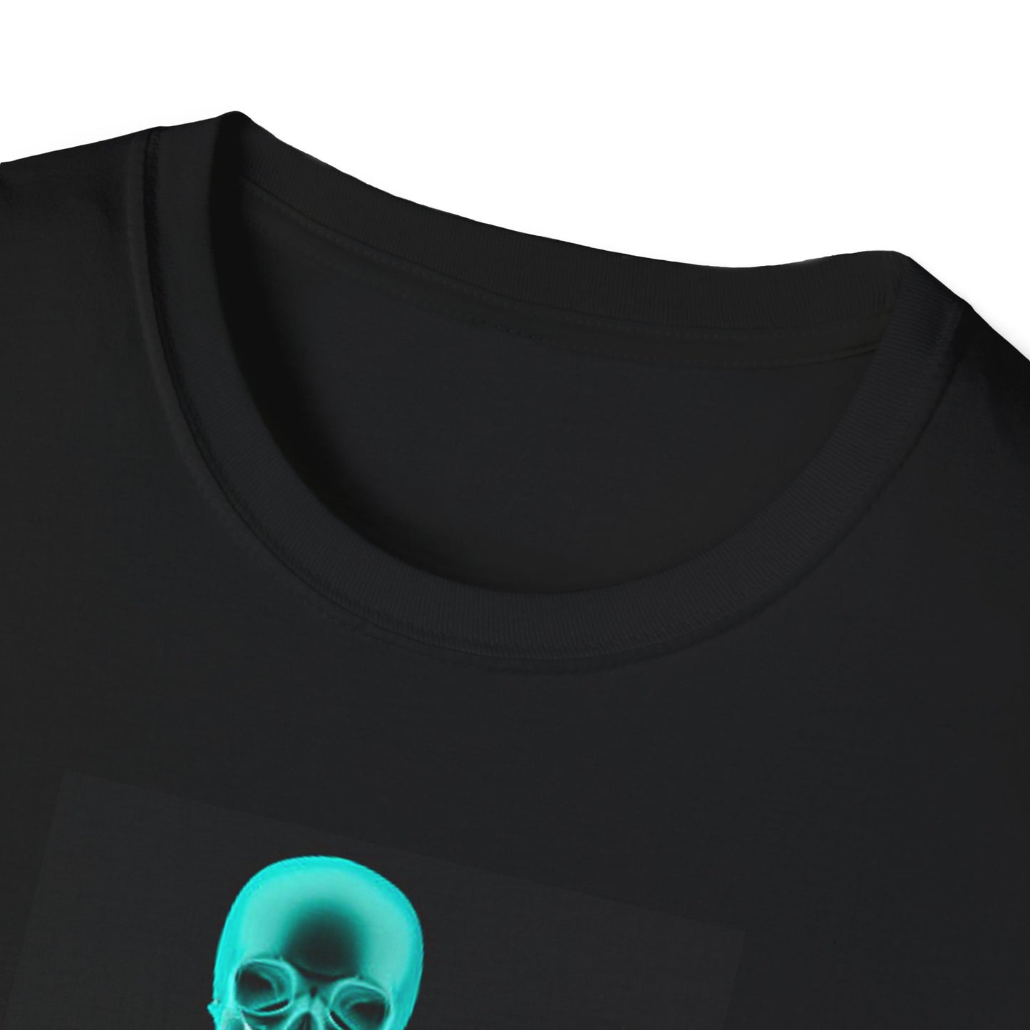 Middle Finger - Skeleton Cotton Adult T-Shirt