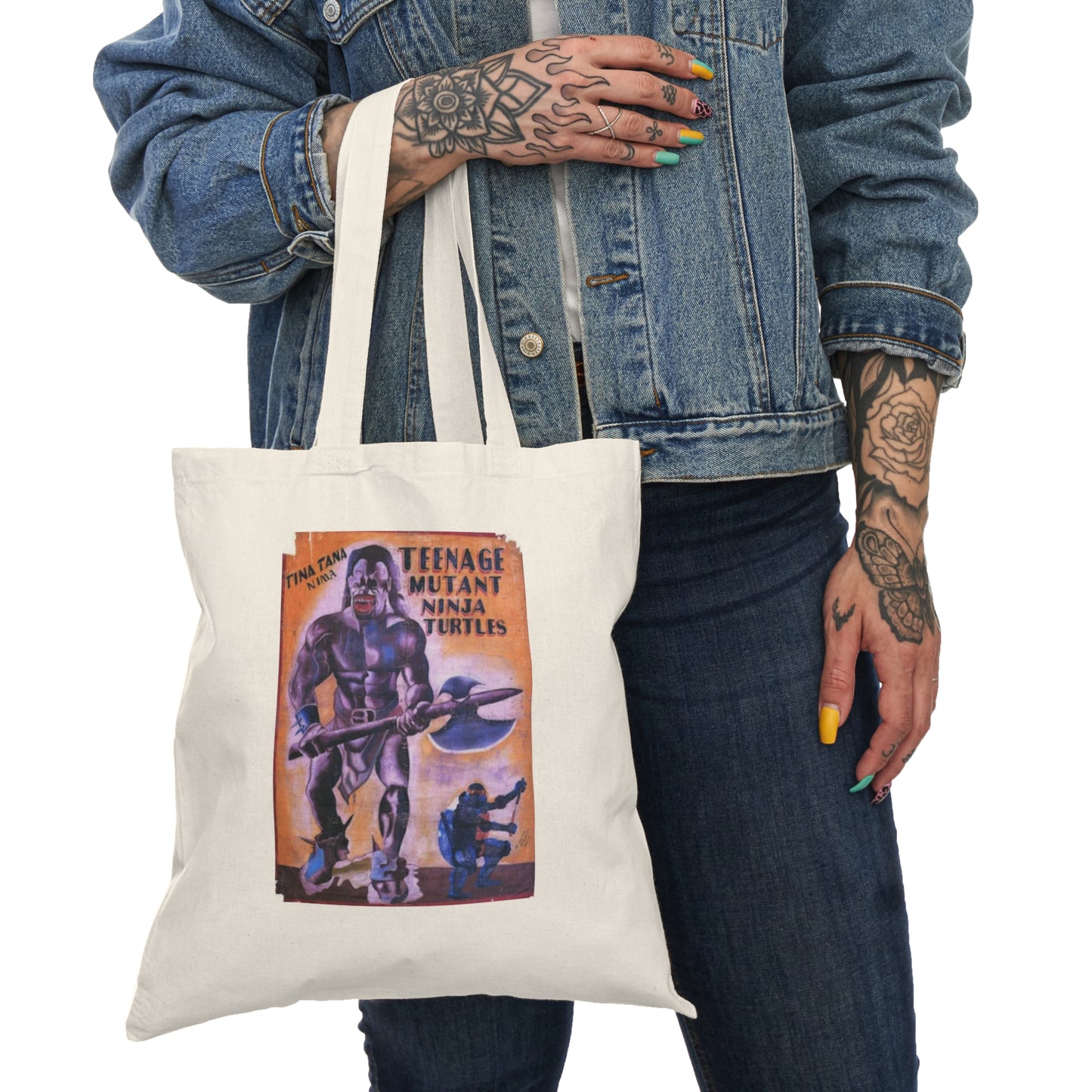 Movie Poster Tote Bag - Teenage Mutant Ninja Turtles - Ghana Art