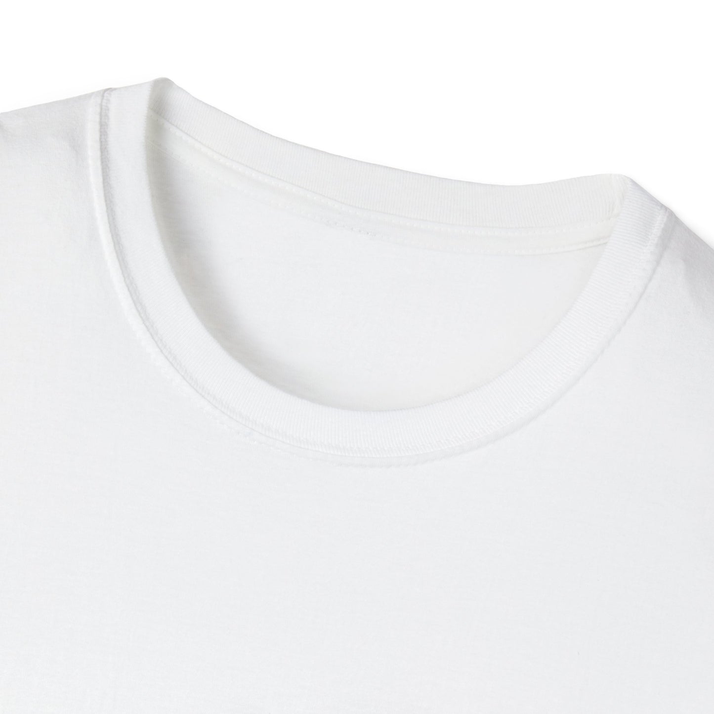 Casual Haunt Ghost T-Shirt - White Softstyle Unisex Tee