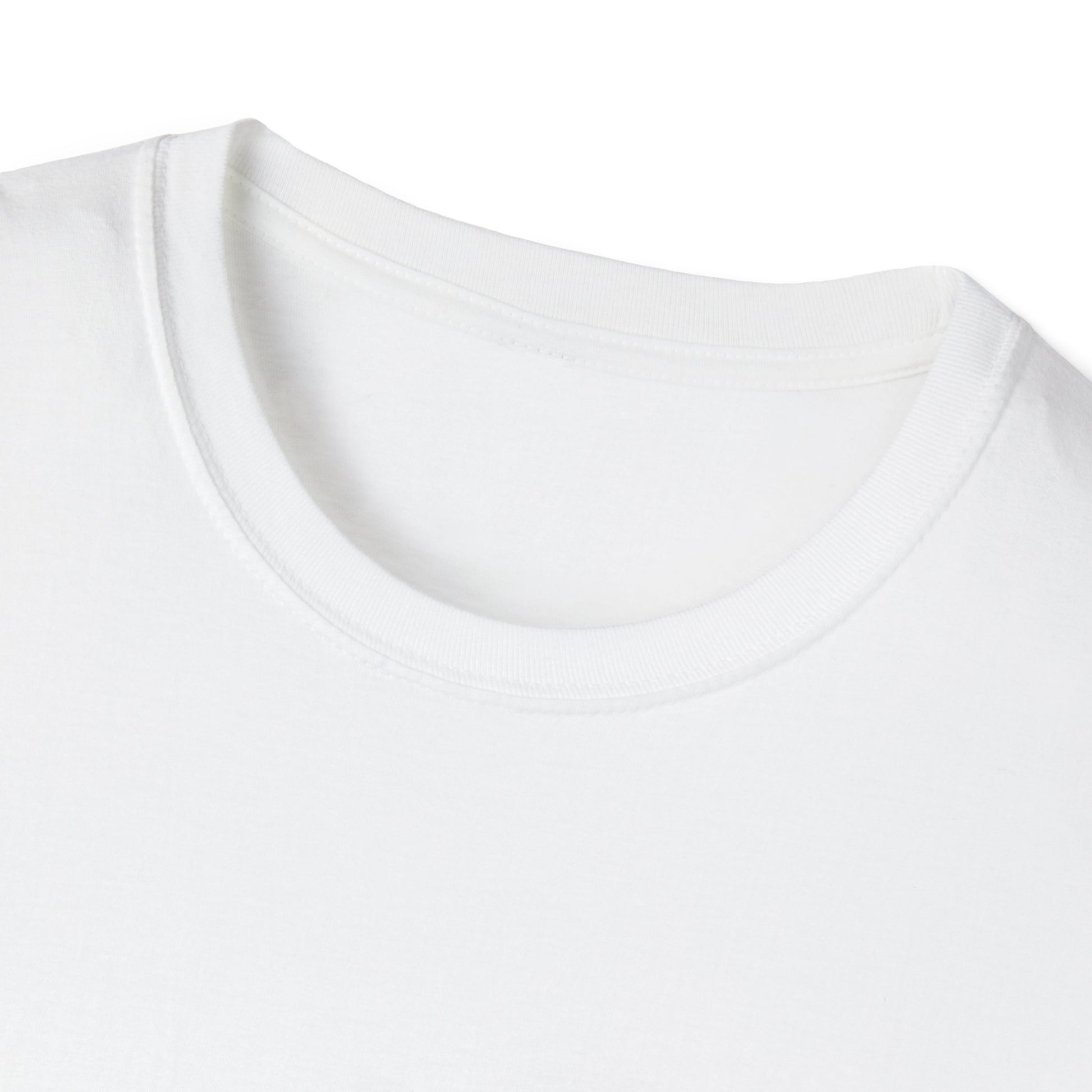 Casual Haunt Ghost T-Shirt - White Softstyle Unisex Tee