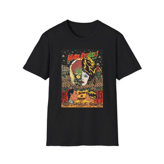Mars Attacks (design 2) - Unisex - Vintage Horror- Cotton T-Shirt-Threads from the Crypt