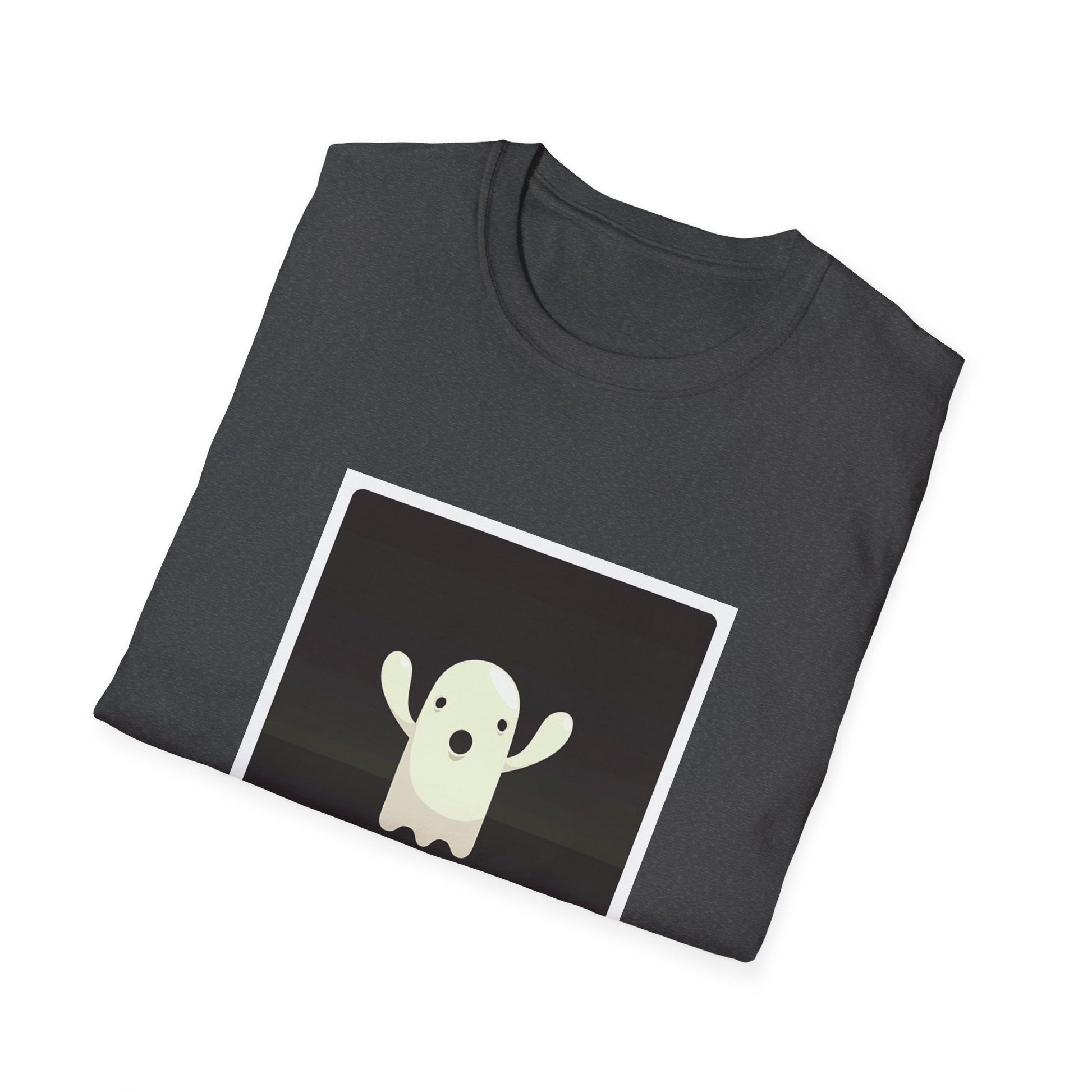 BOO! Did I scare you? - Cute Ghost T-Shirt - Everyday Wear Unisex Softstyle-Threads from the Crypt