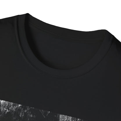 My Spooky Friend - Ghost Image - Unisex  Cotton T-Shirt - Black-Threads from the Crypt