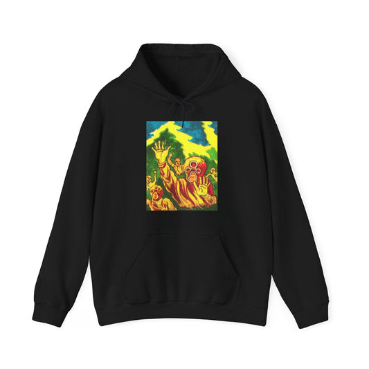 Alien Invader Unisex Hoodie - Unique & Stylish Apparel