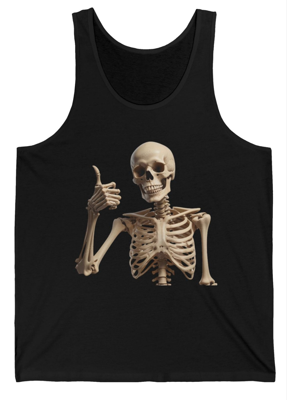 All Good Skeleton Tank Top-Threads from the Crypt
